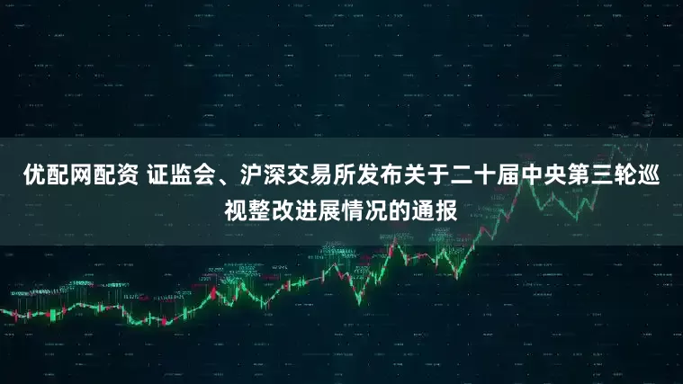 优配网配资 证监会、沪深交易所发布关于二十届中央第三轮巡视整改进展情况的通报